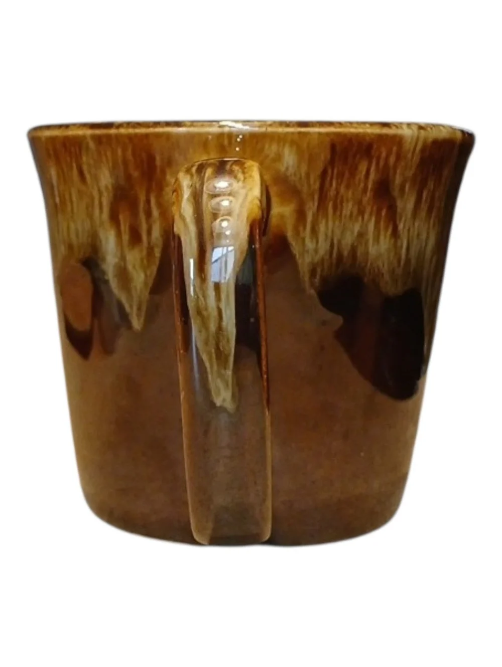Brown Drip Glaze Ceramic Coffee Mug USA